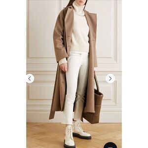 Veronica B Metro Crop Stretch-twill Flared Pants 2